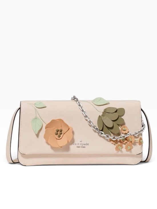 kate spade Handbags - kate spade Blush Floral Leather Chain Crossbody